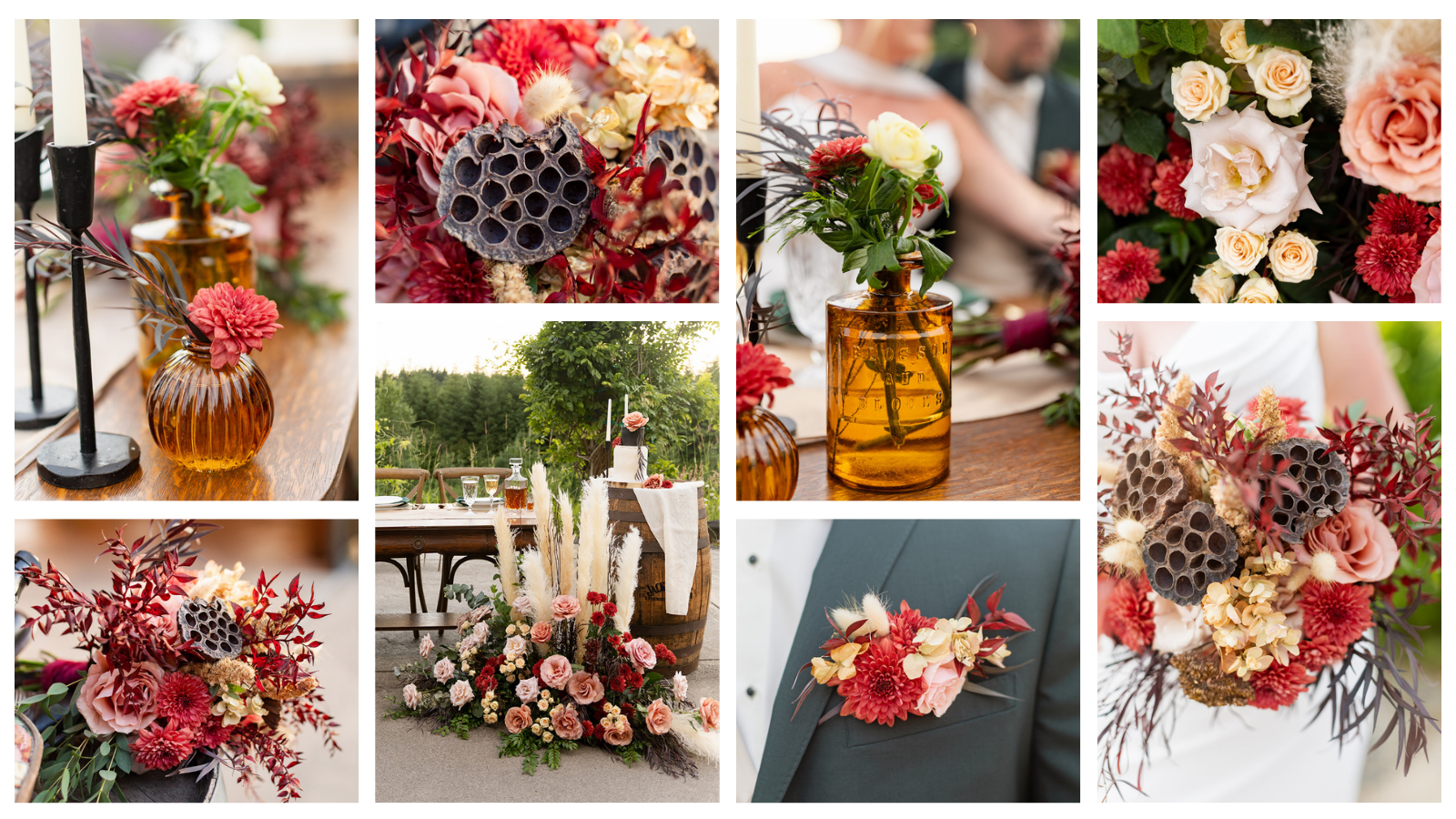 Hillside Farms Tenino western wedding florals