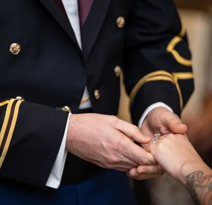 Military wedding in Seattle