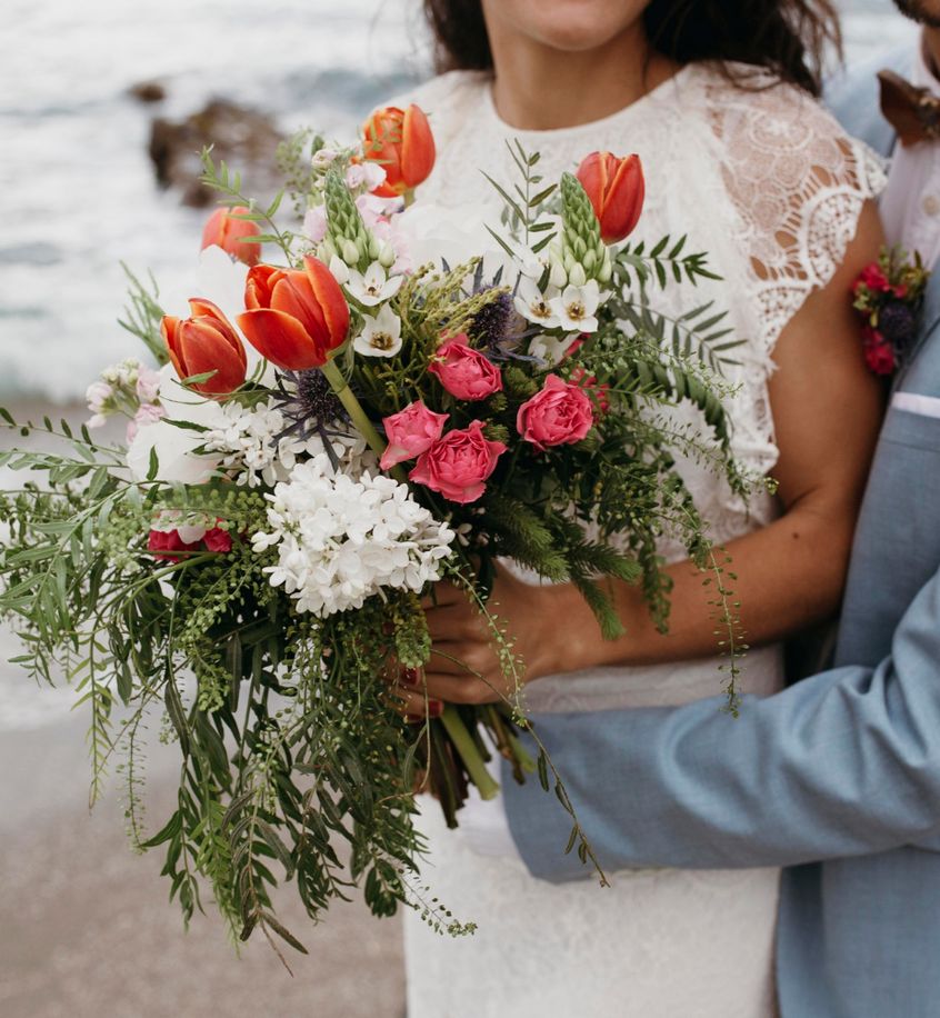 handful of flowers